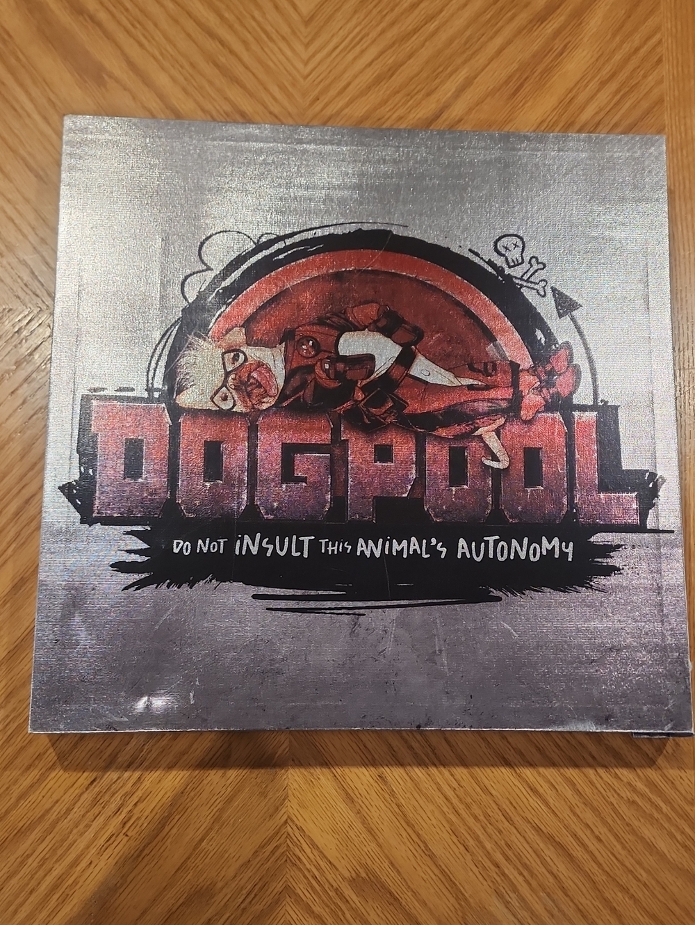 Pop Creations Marvel Dogpool Canvas Wall Art 17x17 Deadpool & Wolverine